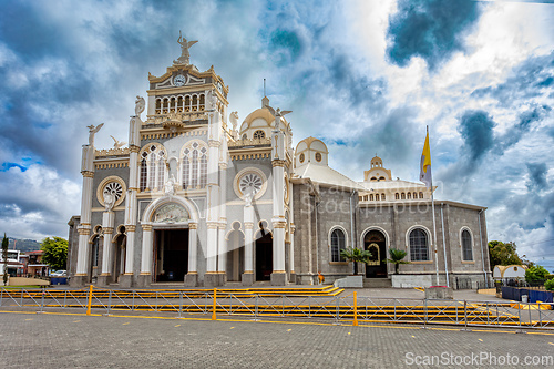 Image of The cathedral Basilica de Nuestra Senora de los Angeles in Cartago in Costa Rica