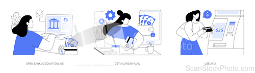 Image of Plastic card holder isolated cartoon vector illustrations se