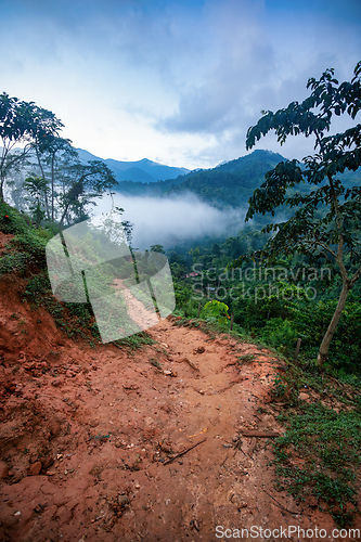 Image of Landscape of Sierra Nevada mountains, Colombia wilderness landscape.