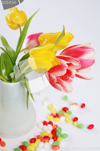 Image of Tulips in vase
