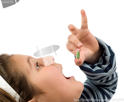 Image of Child Taking Pill