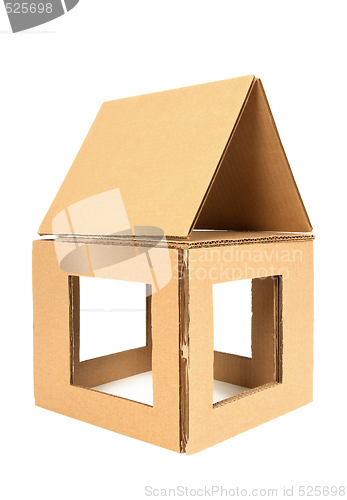 Image of Cardboard house