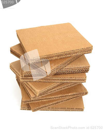 Image of Stack of cardboard