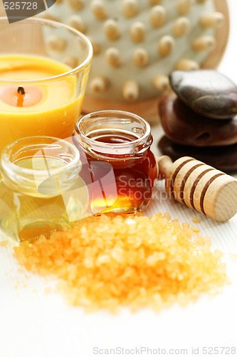 Image of honey bath time