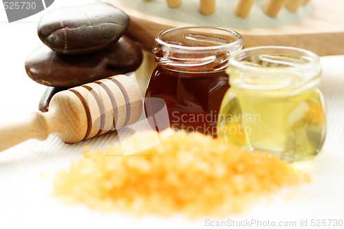 Image of honey bath time