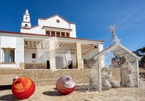 Image of Monserrate Sanctuary is a Catholic shrine in Bogota, Colombia.
