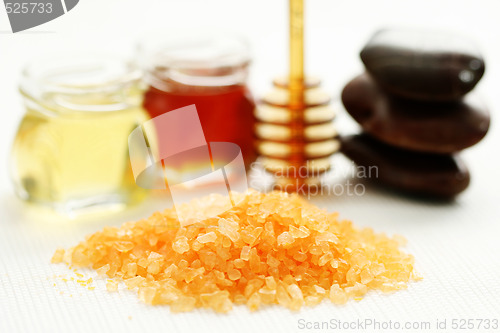 Image of honey bath time