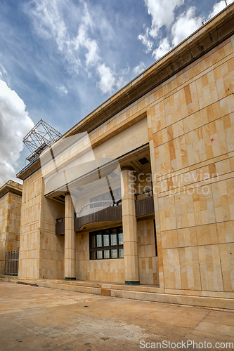 Image of Palace of Justice of Colombia (Palacio de Justicia de Colombia), building located in Bolivar Square in the city of Bogota