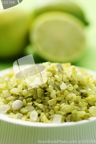 Image of lime bath salt