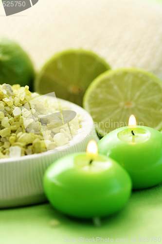 Image of lime bath salt