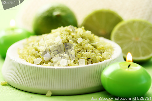 Image of lime bath salt
