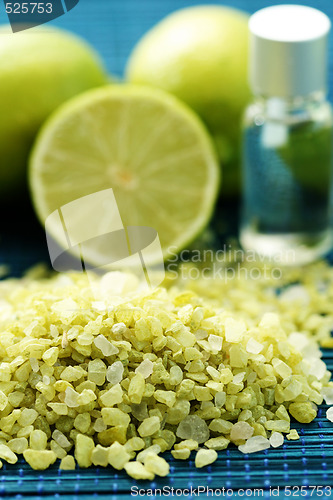 Image of lime bath salt