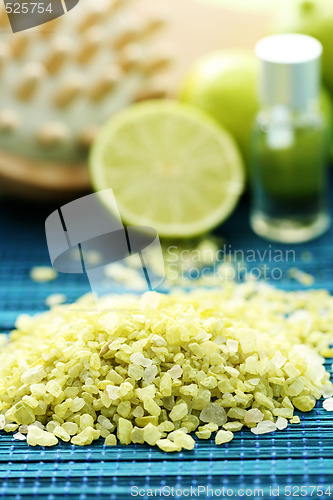 Image of lime bath salt