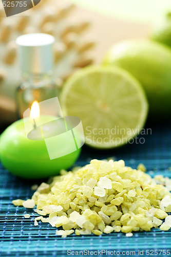 Image of lime bath salt
