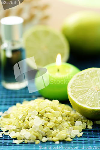 Image of lime bath salt