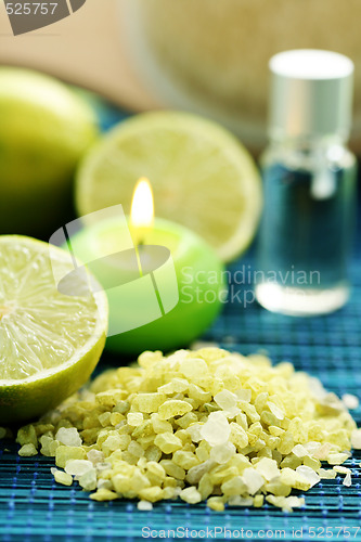 Image of lime bath salt