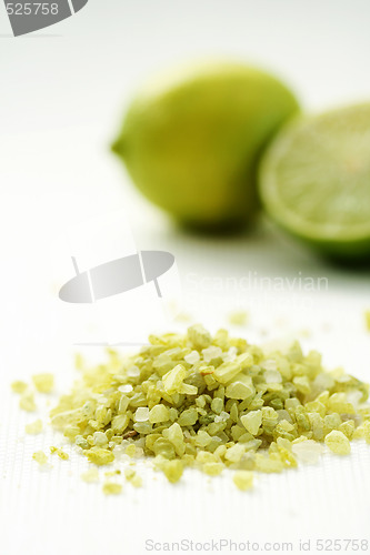 Image of lime bath salt