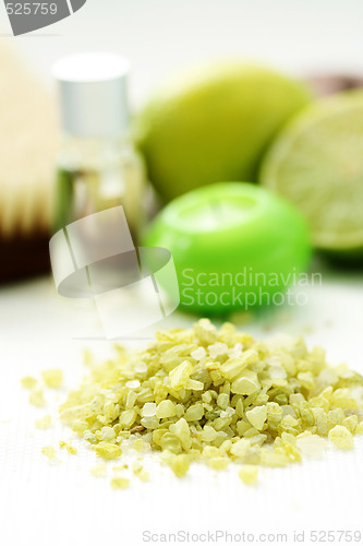 Image of lime bath salt