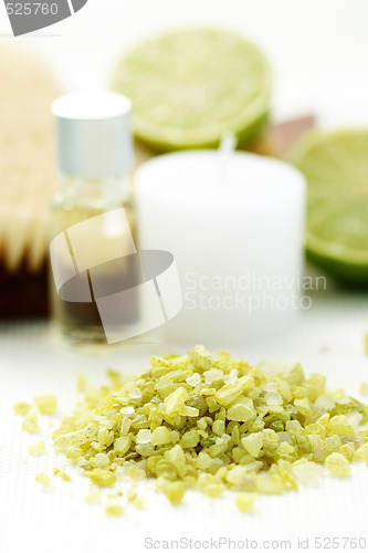 Image of lime bath salt