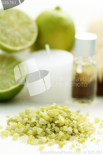 Image of lime bath salt