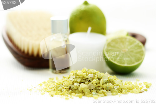 Image of lime bath salt