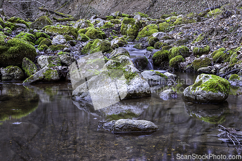 Image of beautiful mountain river in Apuseni mountains