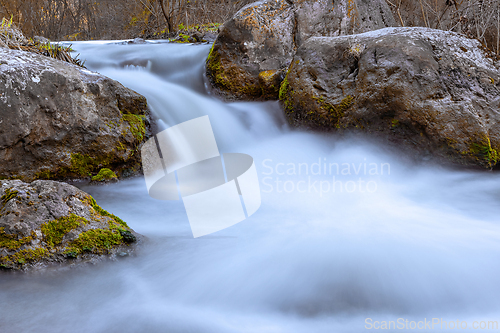 Image of beautiful waterfall in Tureni gorges