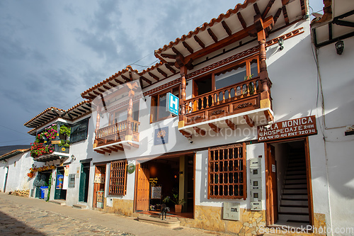 Image of Plaza Mayor in Villa de Leyva, Colombia, largest stone-paved square in South America.