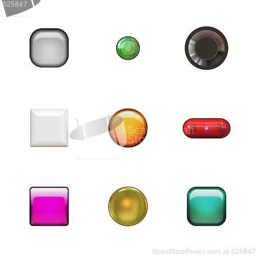 Image of Glassy Buttons Variety Pack