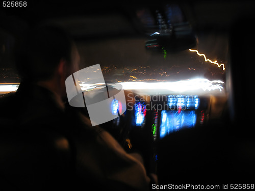 Image of Night Driving Light Trails