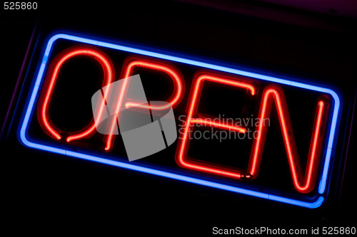 Image of Neon OPEN Sign