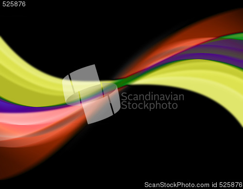 Image of Abstract Rainbow Swirl