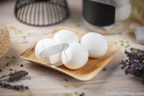 Image of White bath bombs