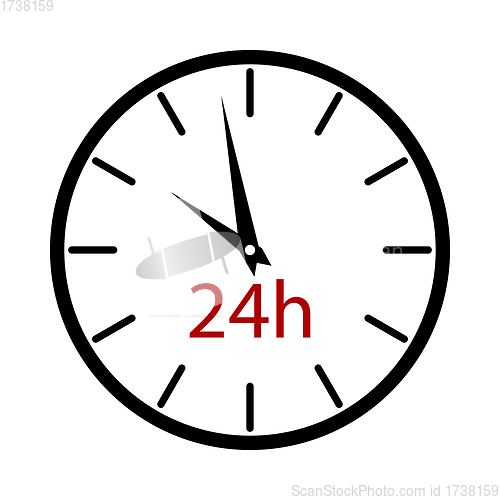 Image of 24 Hours Clock Icon