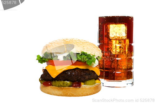 Image of Cheeseburger With Cola