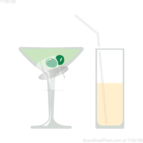 Image of Coctail Glasses Icon