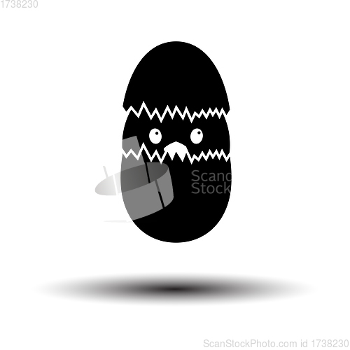 Image of Easter Chicken In Egg Icon