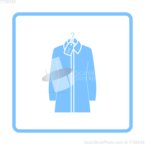 Image of Blouse On Hanger With Sale Tag Icon