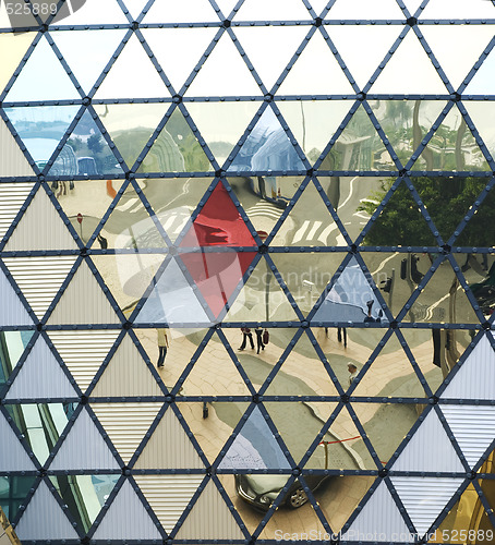 Image of City mirror abstract