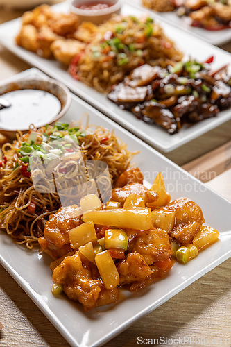 Image of Assorted chinese dishes
