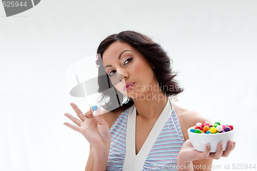 Image of Happy candy girl
