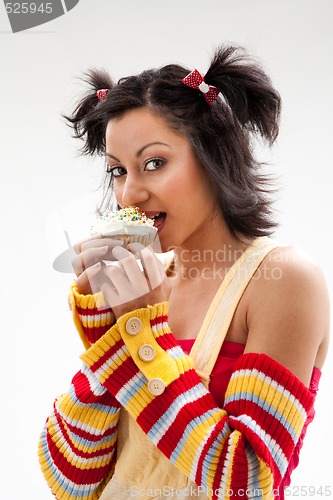 Image of Cupcake girl