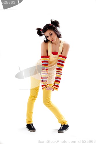 Image of Fun girl standing
