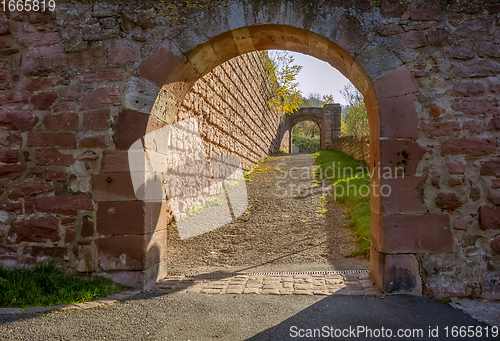 Image of gate at Wertheim castle