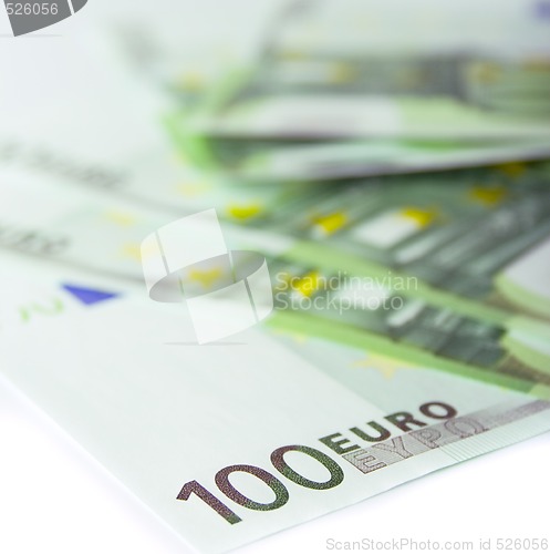 Image of euro banknotes