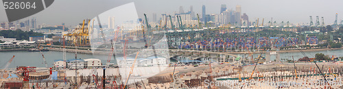 Image of Harbour And Scyscraper Of Singapore