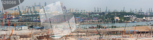 Image of Harbour And Scyscraper Of Singapore