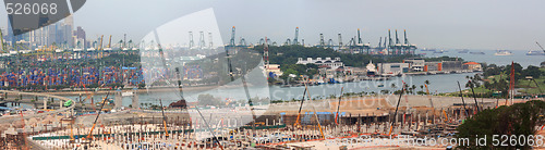 Image of Harbour And Scyscraper Of Singapore