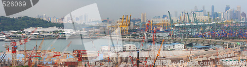 Image of Harbour And Scyscraper Of Singapore