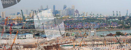 Image of Harbour And Scyscraper Of Singapore